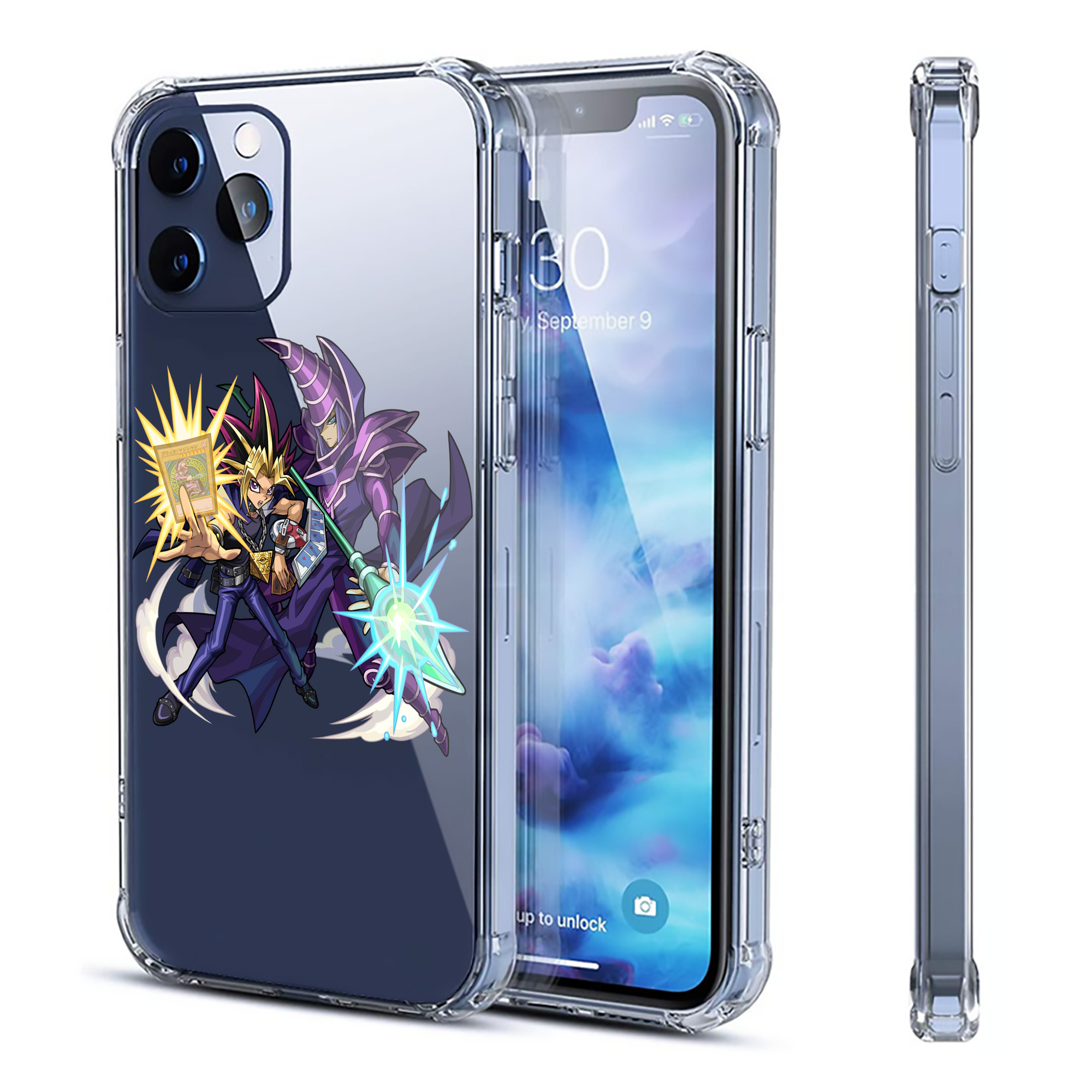（画像用） 遊☆戯☆王 Yu-Gi-Oh! 【iPhone 12シリーズ対応】透明スマホケース（クリアソフトケース）